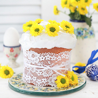 86AQ Желтый венок